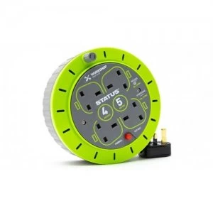 image of Status 13A 4G Cassette Reel with Thermal Cutout - Green