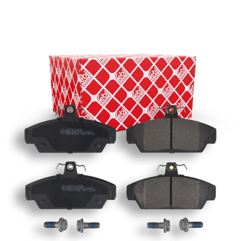 Image of FEBI BILSTEIN 116202 Brake pad set Front Axle, with bolts/screws Brake Pad Set,disc brake (402)