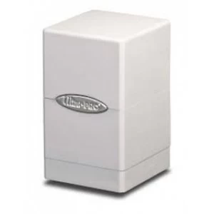 Image of Ultra Pro White Satin Tower Deck Box