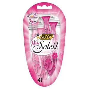 BIC Miss Soleil Triple Blade Disposable Razor - x4