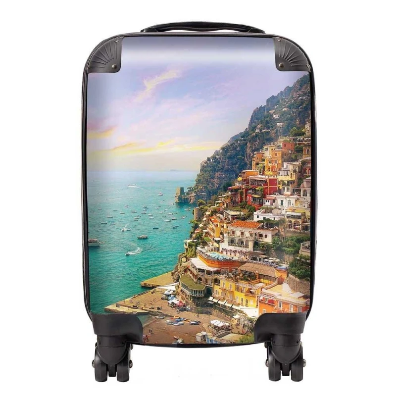 Image of Warren Reed - Designer Positano, Amalfi Suitcase in Green Size: Large Green Unisex Large