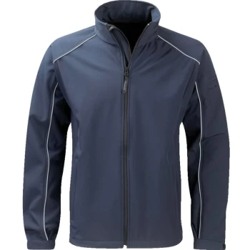 image of SSJM260 Mens Small Navy Soft Shell Jacket - Sitesafe