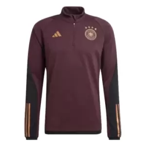 Image of 2022-2023 Germany Training Top (Shadow Maroon)