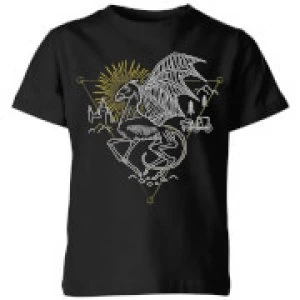 image of Harry Potter Thestral Kids T-Shirt - Black - 11-12 Years