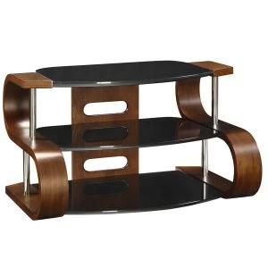 image of Jual Florence Curve Walnut TV Stand 1100 - S Shape Leg