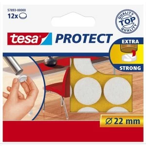Image of Anti Scratch Self Adhesive Felt White 912 Pads)