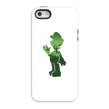 image of Nintendo Super Mario Luigi Silhouette Phone Case - iPhone 5/5s - Tough Case - Gloss