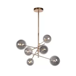 image of Alara Modern Pendant Light - Ø72cm - LED - G4 - 6x2W 2700K - Gold