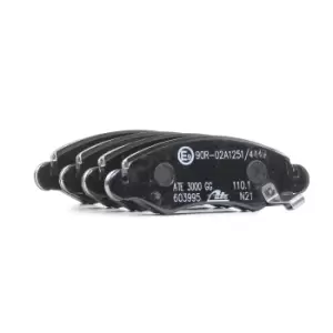 Image of ATE Brake pad set 13.0460-3995.2 Brake pads,Brake pad set, disc brake OPEL,SUZUKI,SUBARU,AGILA (A) (H00),Wagon R+ Schragheck (MM),IGNIS II