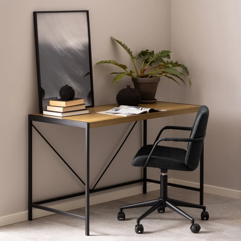 Image of Furniture To Go Bahamas Office Desk And Black And Oak