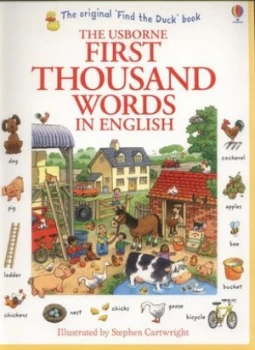 Image of The Usborne First Thousand Words in English by Heather Amery Book