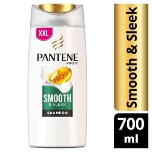 Image of Pantene Shampoo Smooth and Sleek anti-frizz 700ml