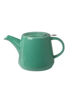 image of Ceramic Filter Teapot, Green, Two Cup - 500ml Boxed