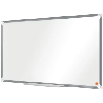 Image of Widescreen Magnetic Whiteboard Premium Plus Enamel 89x50cm - White - Nobo