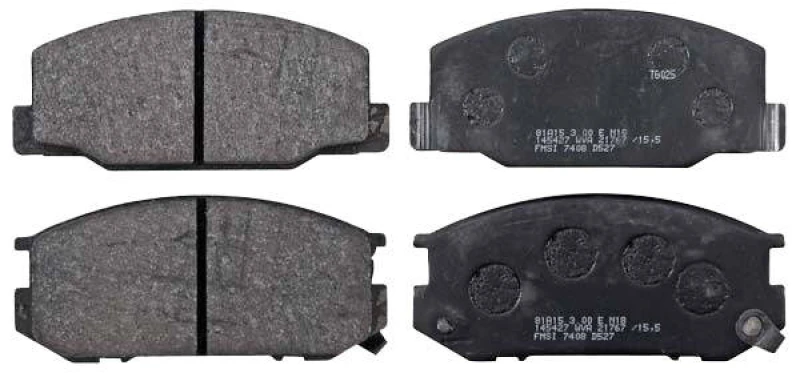 Image of A.B.S. 36733 Brake pad set with acoustic wear warning Brake Pad Set,disc brake (402)