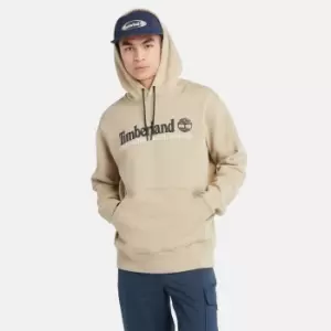Image of Timberland Wind, Water, Earth, And Sky Hoodie For Men In Beige Beige, Size S