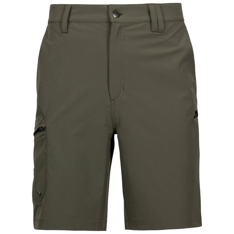 Image of Trespass Trespass Men Upwell TP75 Casual Shorts in Olive Size: large Olive L Male 5063470739042