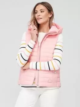 image of Barbour Oxeye Padded Gilet - Pink, Size 12, Women