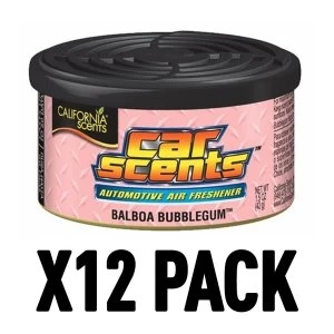 image of Balboa Bubblegum (Pack Of 12) California Car Scents