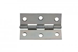 image of Wickes Butt Hinge - Zinc Plated 63mm Pack of 20