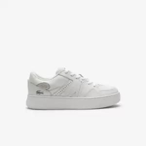 image of Mens Lacoste L005 Leather Trainers Size 10 UK White