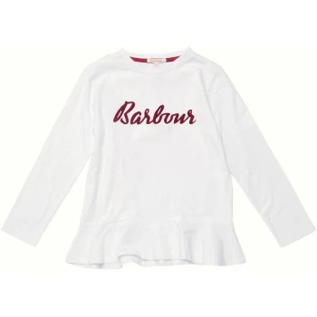 Image of Barbour Barbour Rebecca Long Sleeve T Shirt - White WH11