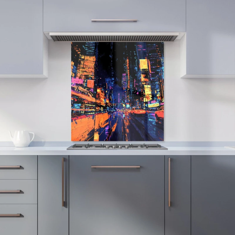 Image of Designer Kitchen Splashbacks Dante Mercer: 00032 Kitchen Splashback Size: 700mm x 650mm Multicolor Unisex 700mm x 650mm