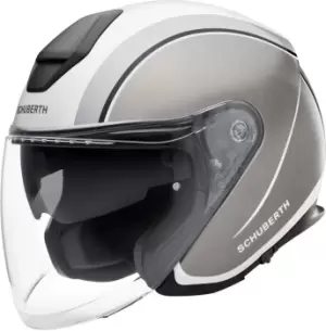 Image of Schuberth M1 Pro Outline Jet Helmet, grey, Size L, grey, Size L