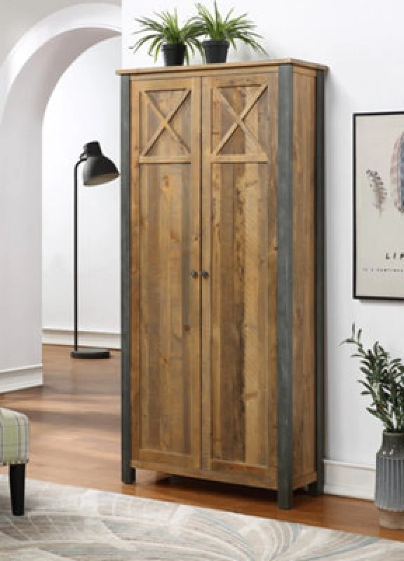 Image of Baumhaus Urban Elegance - Reclaimed Living Room Storage Cabinet