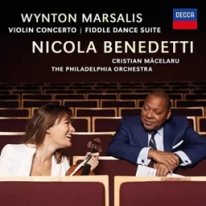 image of Wynton Marsalis Violin Concerto/Fiddle Dance Suite by Wynton Marsalis CD Album