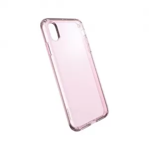 image of Speck Presidio Clear Plus Glitter Apple iPhone XS Max Bella Pink Gold