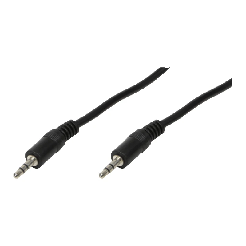 Image of LogiLink 3.5mm - 3.5mm. 2m audio cable Black