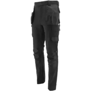 Image of CAT Workwear Mens Tech Stretch DWR Stretch Work Trousers 30L- Waist 30', Inside Leg 34'