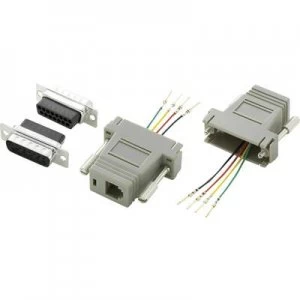 Image of D SUB adapter D SUB plug 15 pin RJ11 socketConrad Components1 pcs
