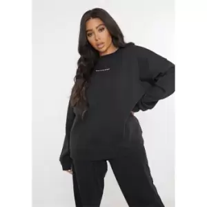 Missguided Plus Size Basic Missguided Sweater - Black