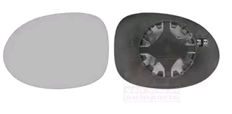 Image of VAN WEZEL 4343837 Wing Mirror Glass * HAGUS * Left Mirror Glass,outside mirror (1914)