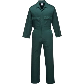 Image of S999 sz S Green Work Euro Boiler Suit Coverall Overall PPE Mechanic - Portwest