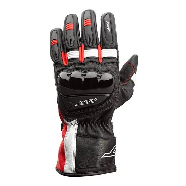 Image of RST Pilot Gloves Black Red White Size 8