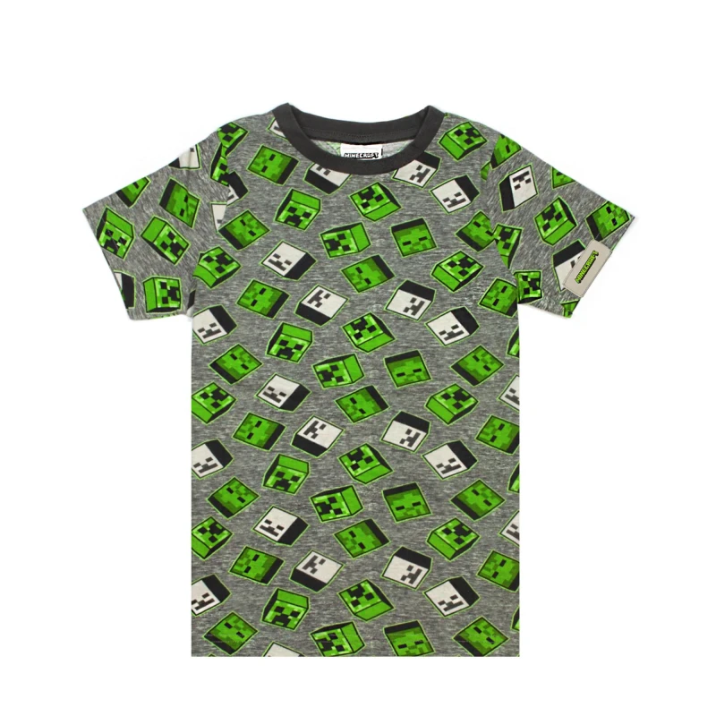Image of Minecraft Short Sleeved T-Shirt Green