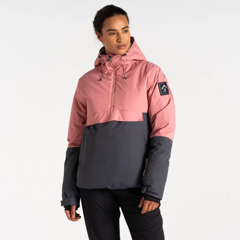 Image of Dare 2b Snowburst Overhead Waterproof Jacket Dstro/Ebgrey female 8