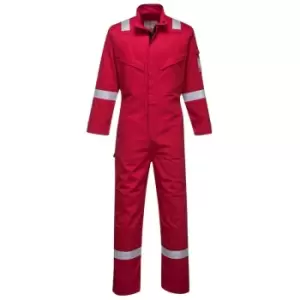 image of Portwest - FR93RERL - sz L Bizflame Ultra Coverall - Red - Red