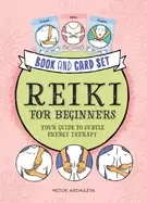 Image of press here reiki for beginners book and card set your guide to subtle energ