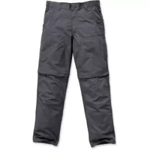 image of Carhartt Mens Force Extremes Convertible Zip Off Shorts Pants Trousers Waist 31 (79cm), Inside Leg 30' (76cm)