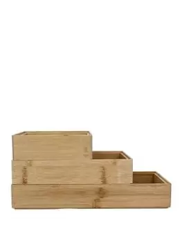 Image of Copco Bamboo Home Organisers Set, 3 Pieces