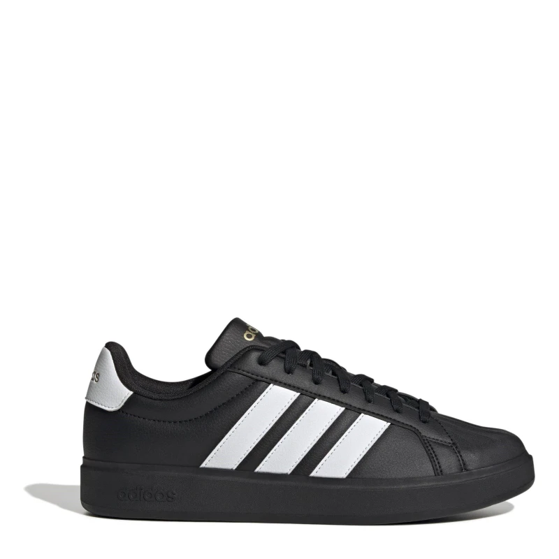 Image of adidas Mens Street Talk Low-Top Trainers Low Trainers 6 (39.3) Black 11107427260