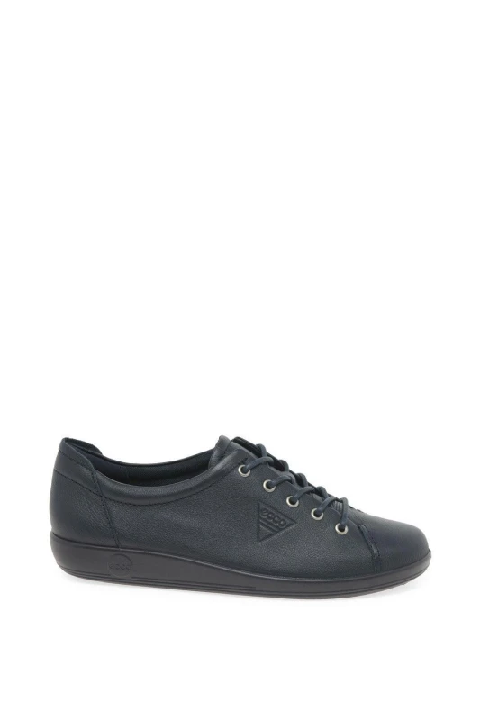 Image of Ecco Womens 'Soft 2.0' Casual Shoes in Dark Navy Size: 6 Dark Navy Female 6