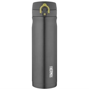 image of Thermos 470ml Drink Direct Stainless Steel Flask - Charcoal