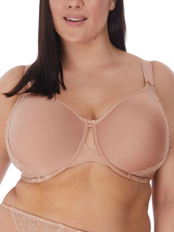Image of Elomi Womens Charley T-Shirt Spacer Bra in Nude Size: 46E Nude Female 46E