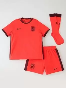 image of Nike England Little Kids 22/23 Away Kit, Red, Size L