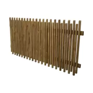 Forest 6' x 3' Pressure Treated Contemporary Picket Fence Panel (1.83m x 0.9m) - Natural Timber - main image